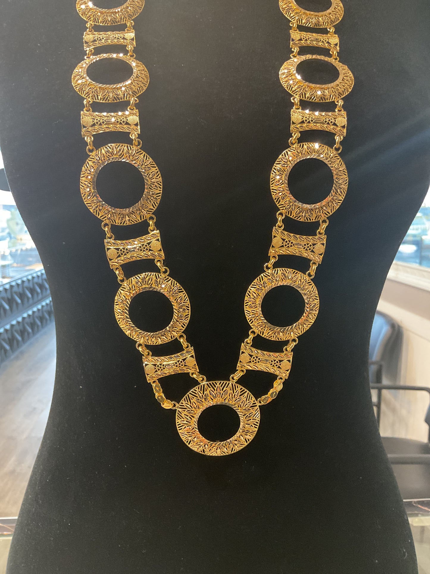 Large coin necklace
