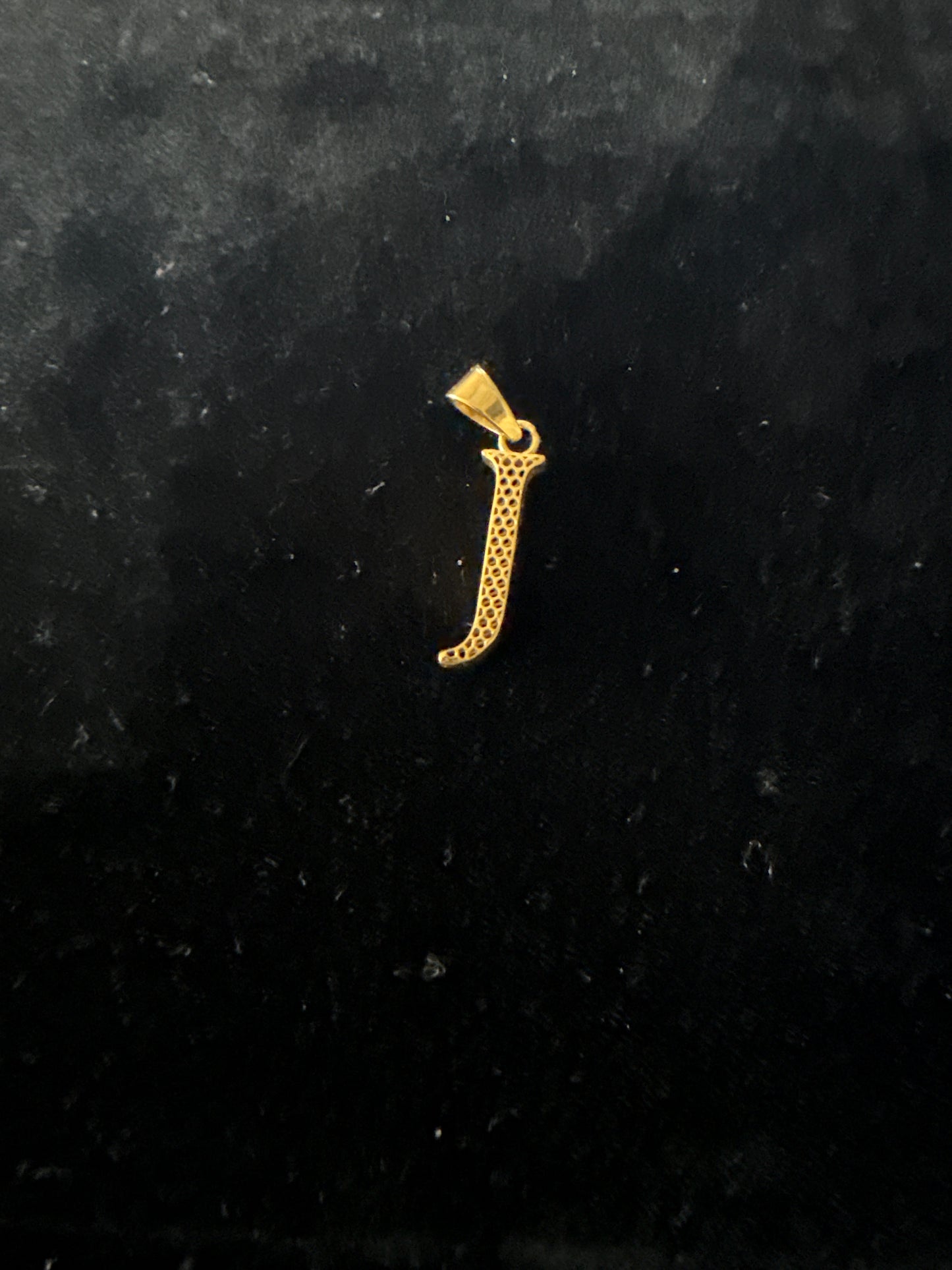 Letter J pendant