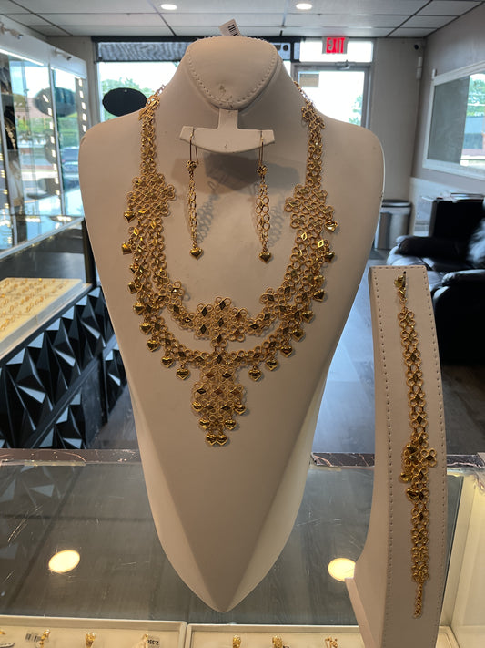 3/4 necklace set