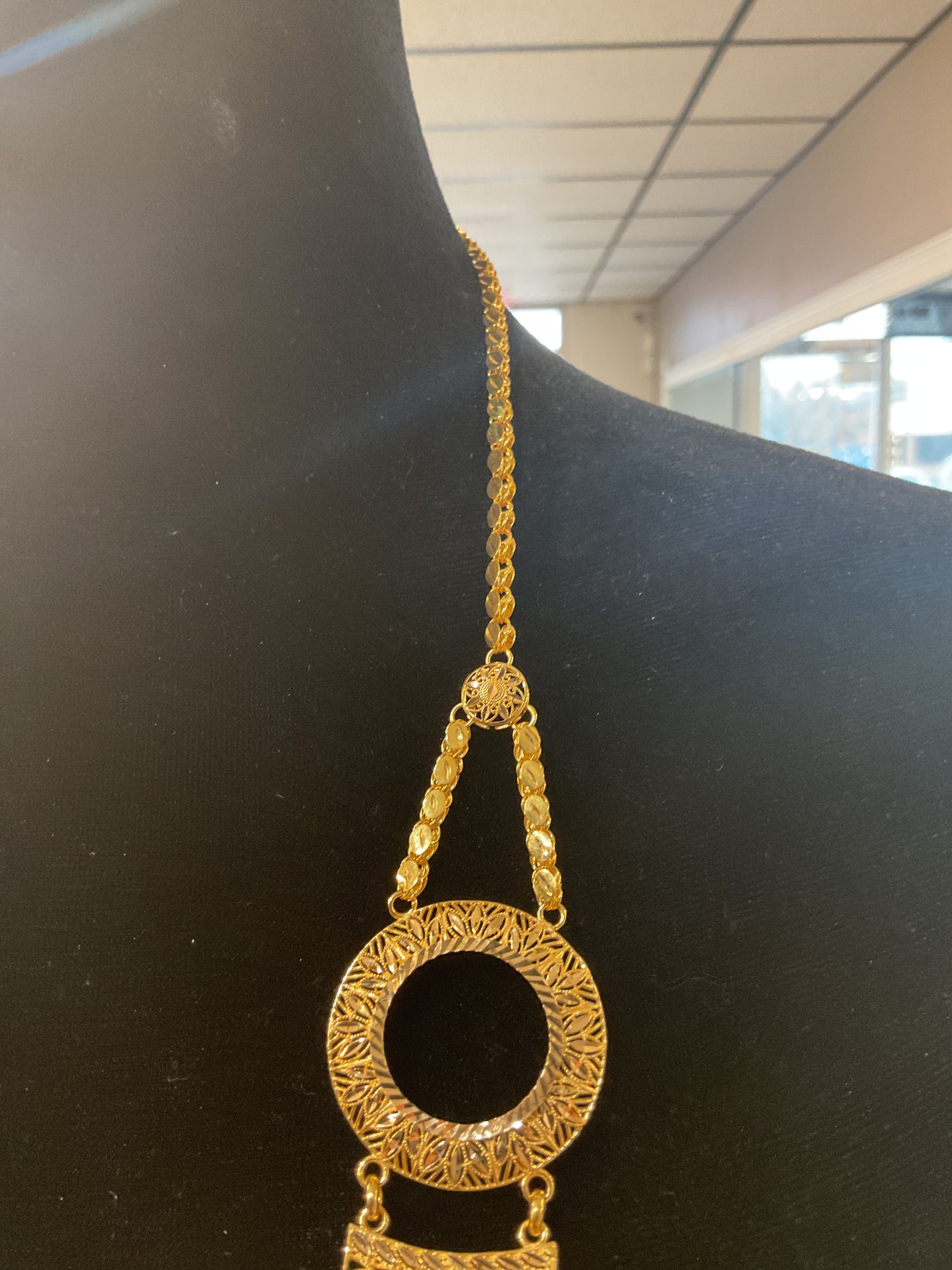 Large coin necklace