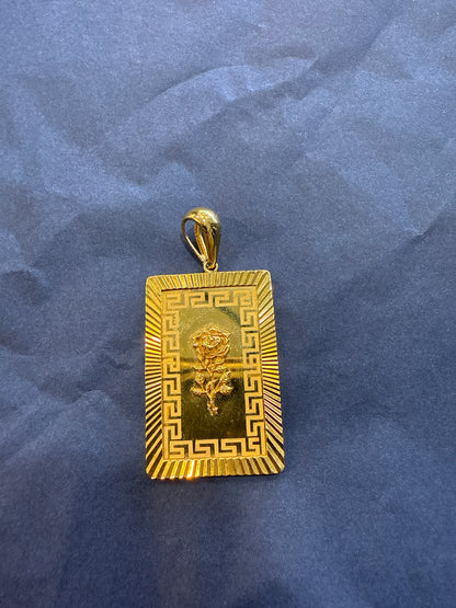 Flower pendant